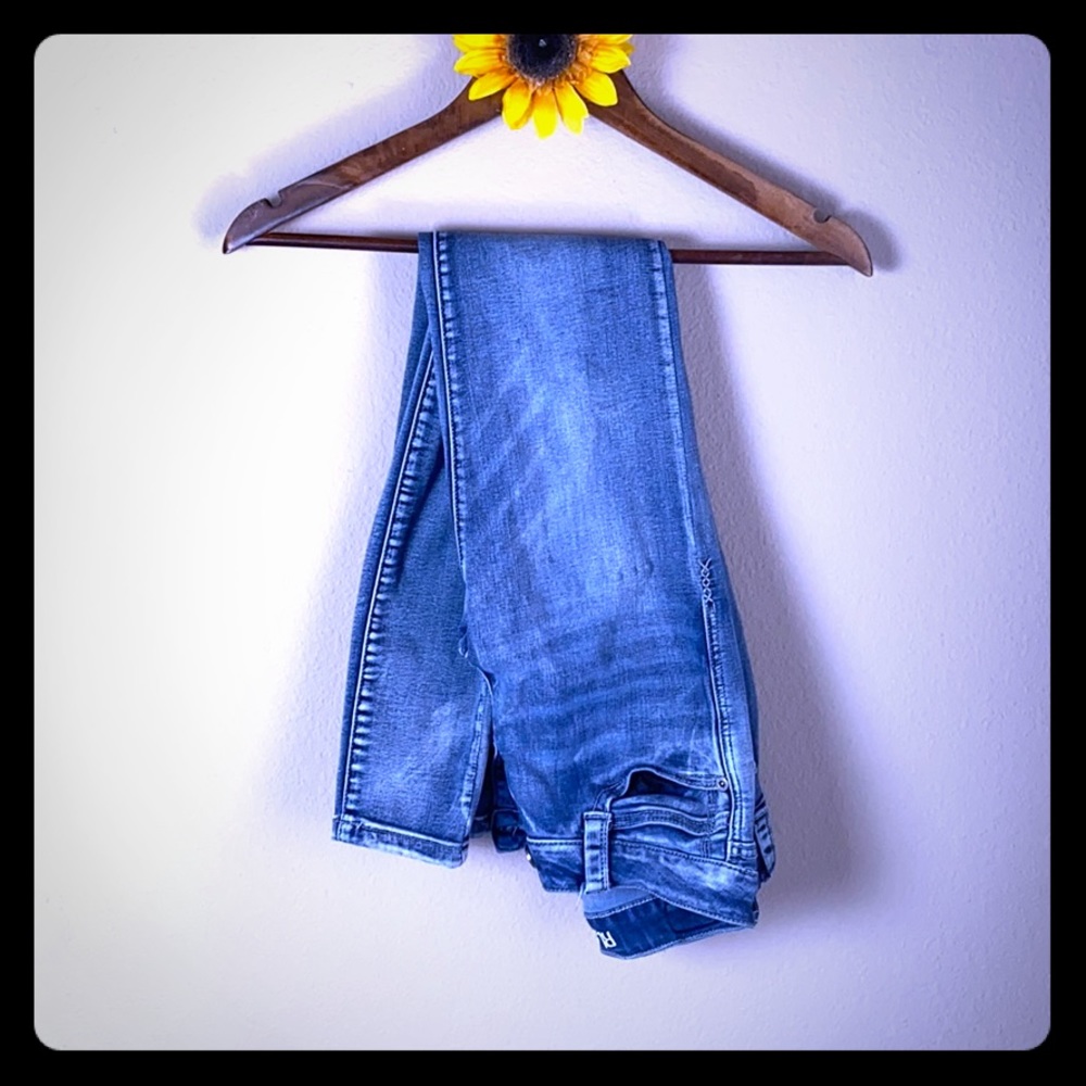 Rubberband stretch jeans size 25.5 skinny jeans